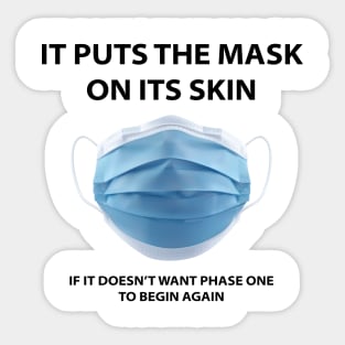 Wear A Mask Sticker